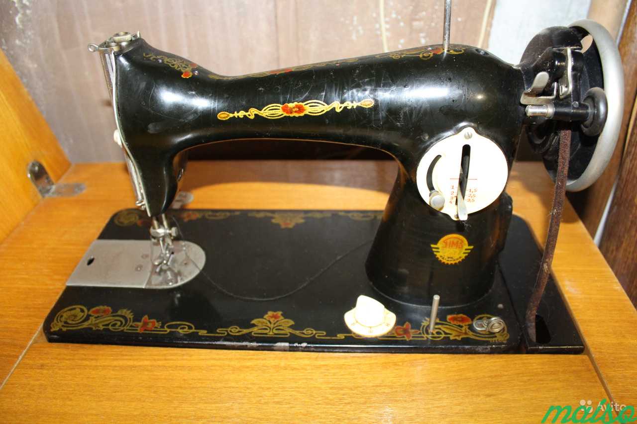 Швейная машинка чайка ножная с тумбой инструкция