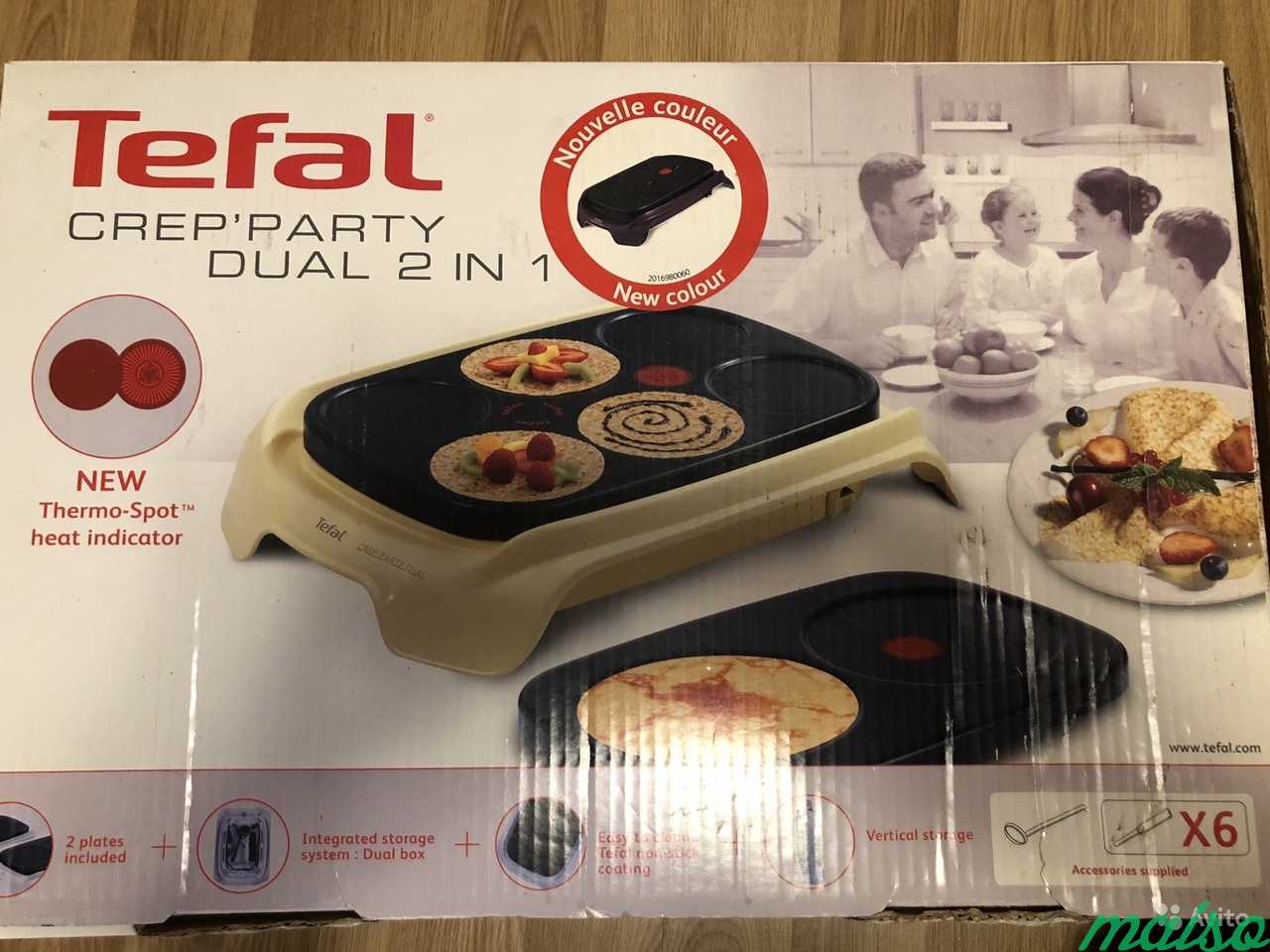 Блинница электрическая Tefal со сменными БЛОКАМИ