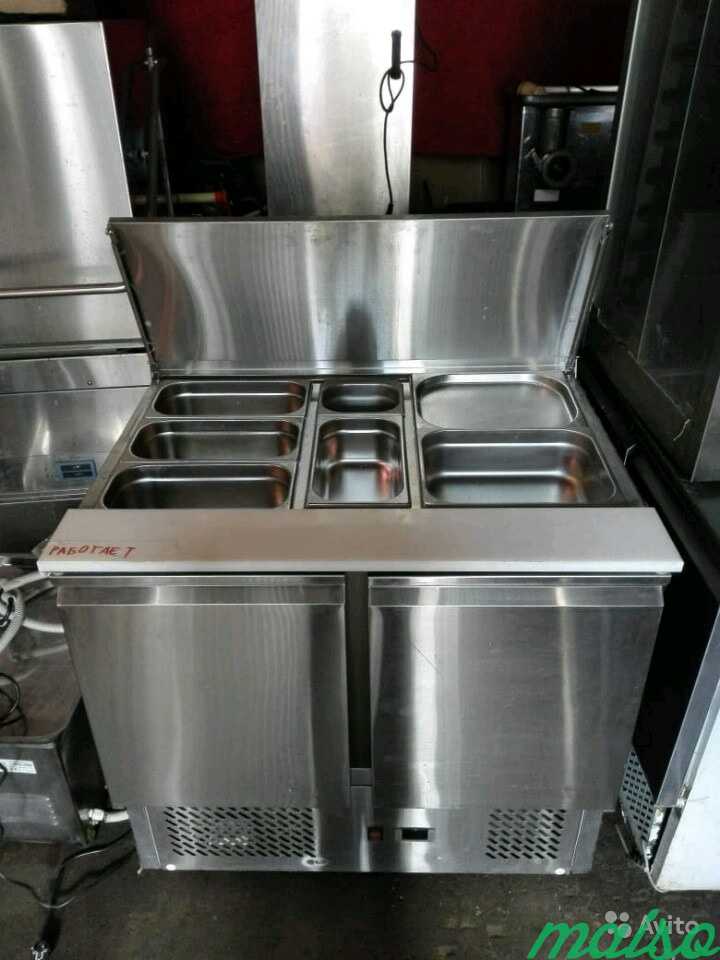 Холодильный стол. Салатодиеты для бургеры в Москве. Фото 2