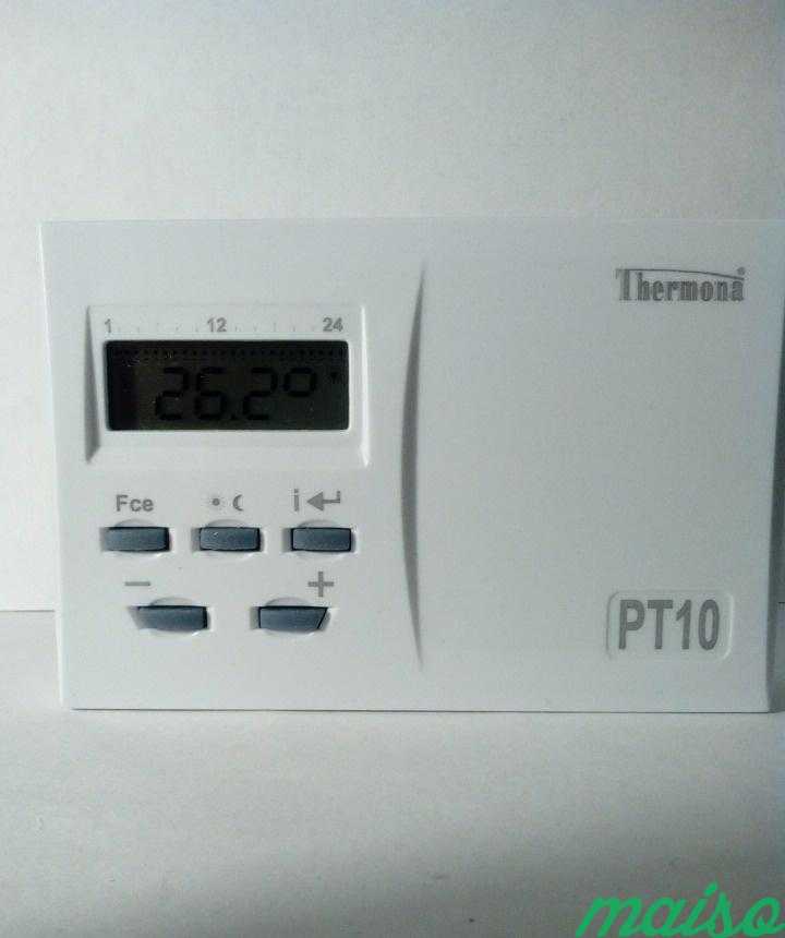 Комнатный термостат для отопления рт 10 в Москве. Фото 2