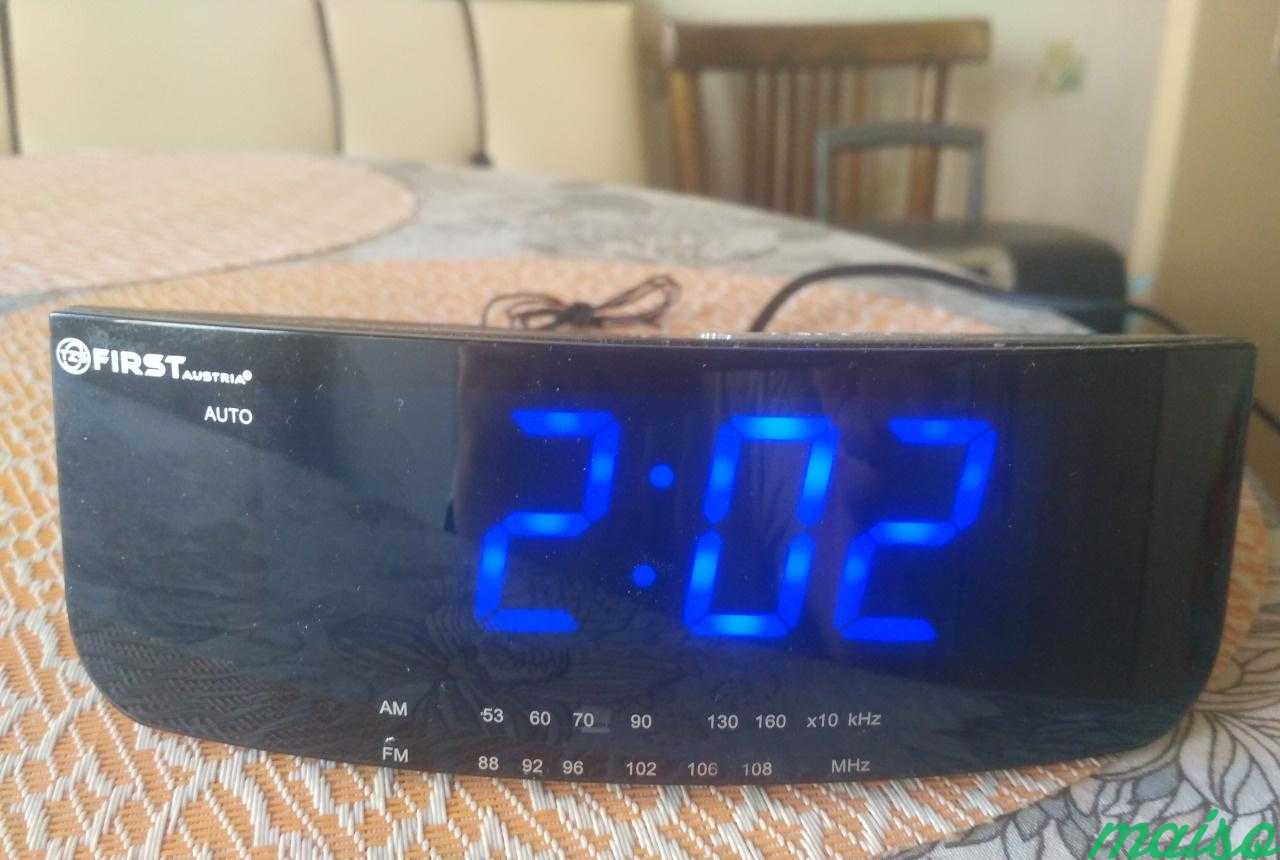 Электронные часы first с радио будильником в Москве. Фото 1