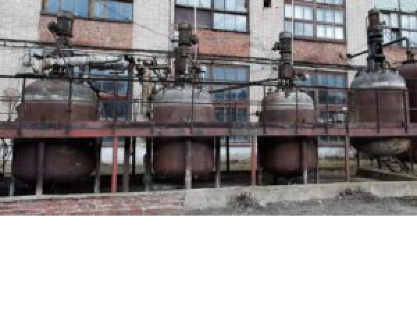 Реактора нержавеющие, объем — 3,2 куб.м., с рубашкой, мешалкой в Москве. Фото 1