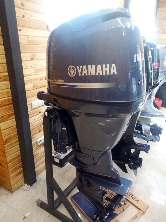Лодочный мотор Yamaha F100 в Москве. Фото 1