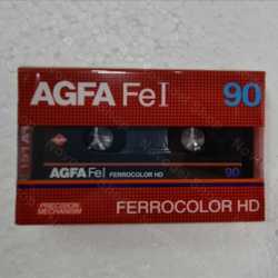 Аудиокассеты AGFA FeI 90 красные