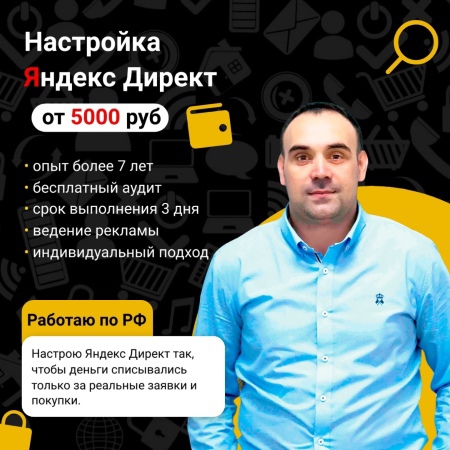 Настройка Яндекс Директ, работаю по России. в Кемерове. Фото 1