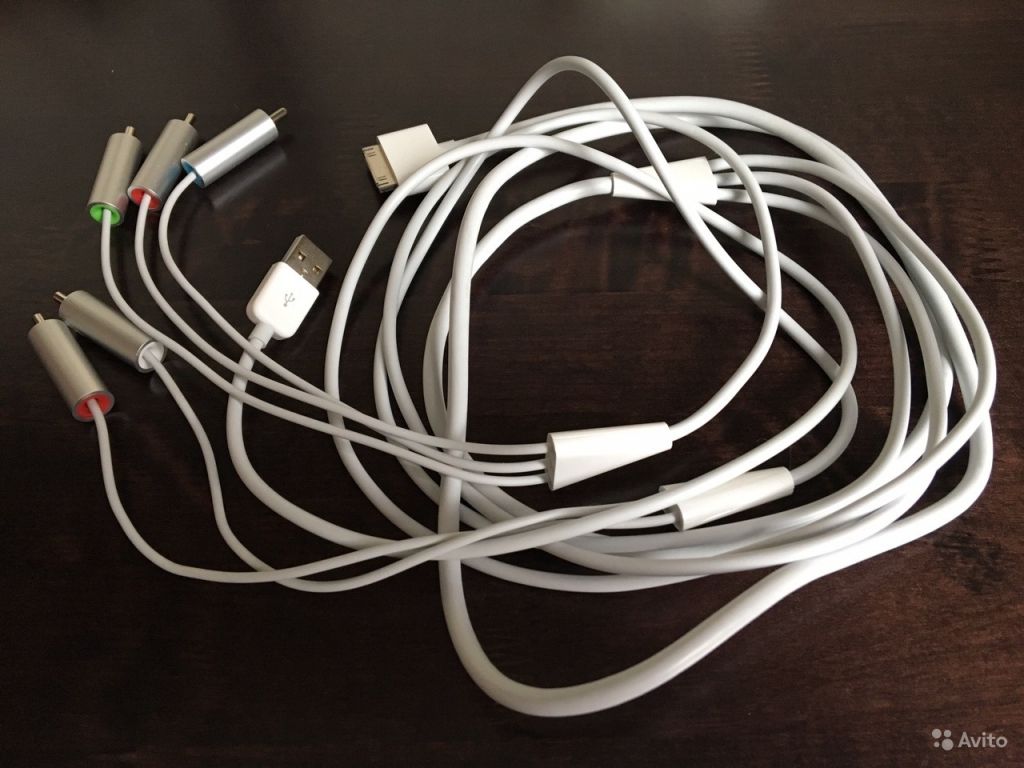 Авито провод. Apple av Cable. Apple Composite av кабель. Кабель Apple component av Cable 30 Pin. Component av Cable Apple Black.