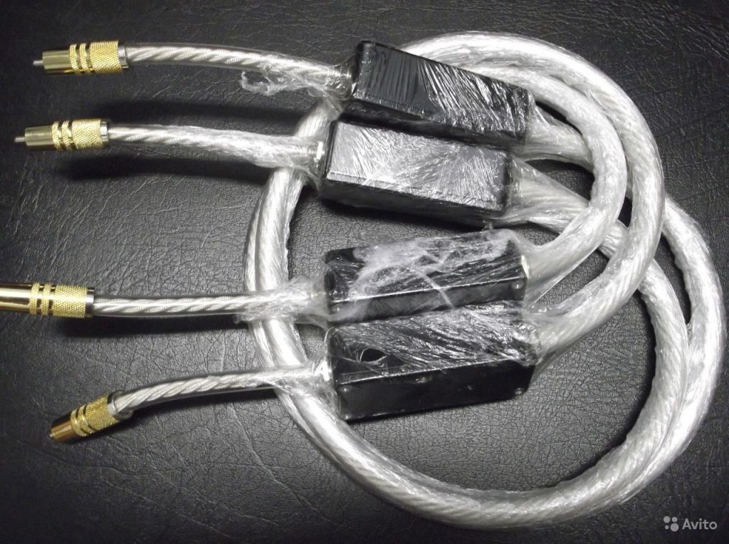 Межблочный кабель, трансформаторный, серебро(swiss в Москве. Фото 1