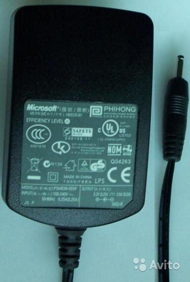 Microsoftac Xbox 360 Adapter 5.2 VDC 0.5A в Москве. Фото 1