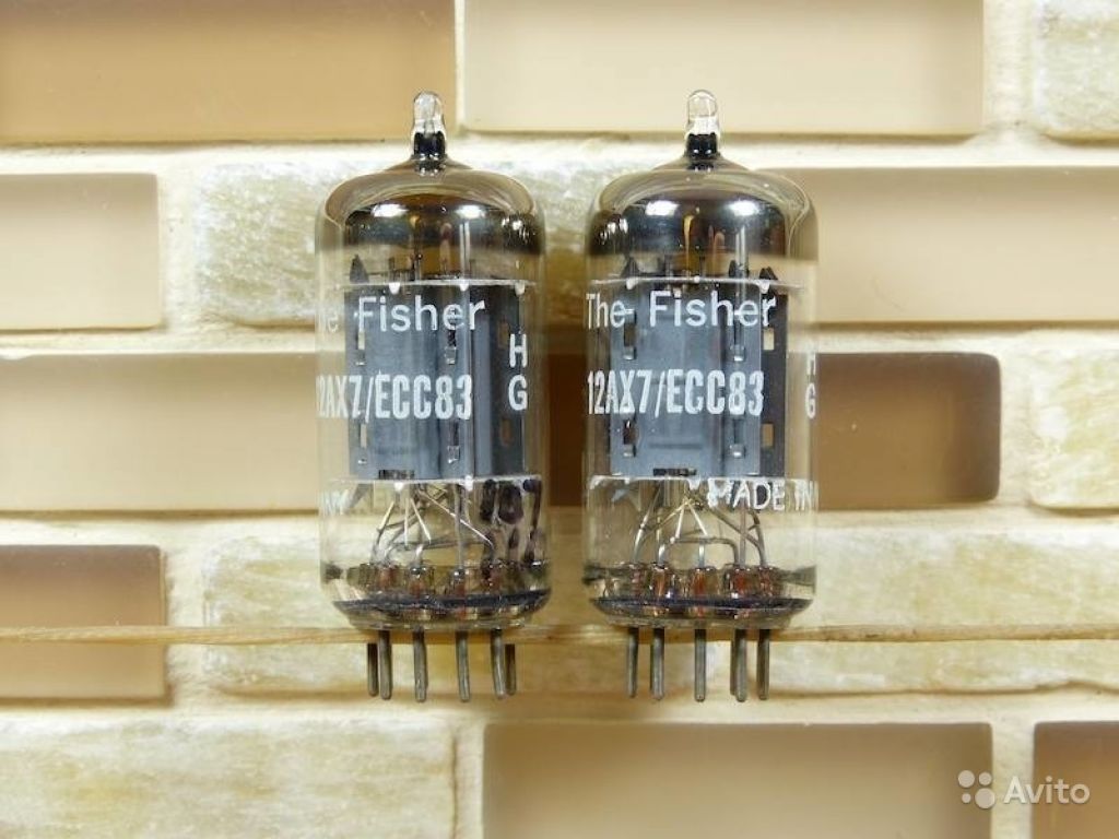 ECC83 Fisher Telefunken пара ламп 1960 гг в Москве. Фото 1