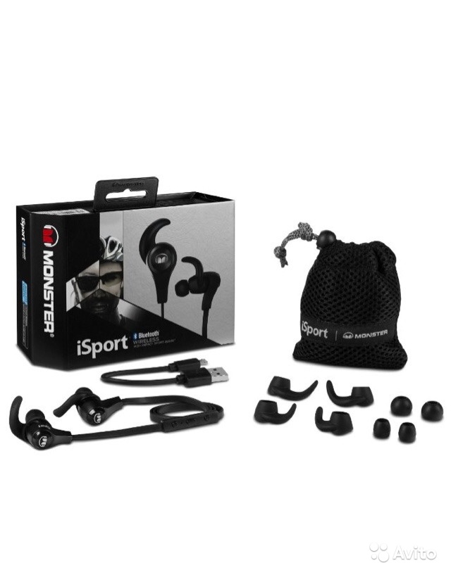 Наушники Monster iSport Bluetooth Wireless в Москве. Фото 1