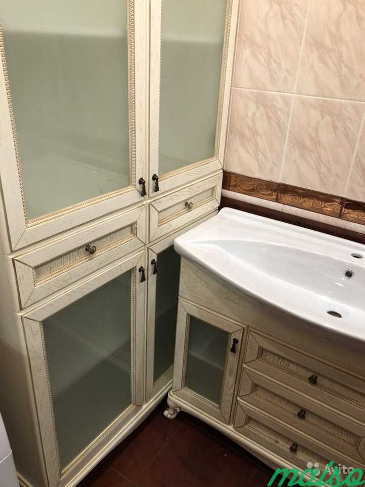 Продам новый шкаф пенал для ванной в Москве. Фото 7