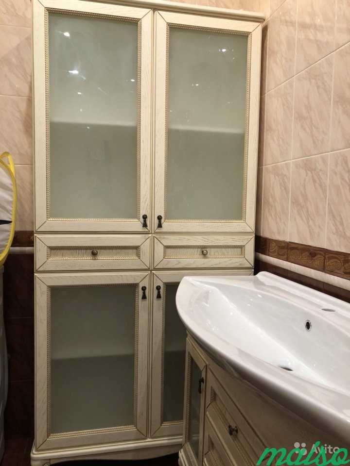 Продам новый шкаф пенал для ванной в Москве. Фото 2