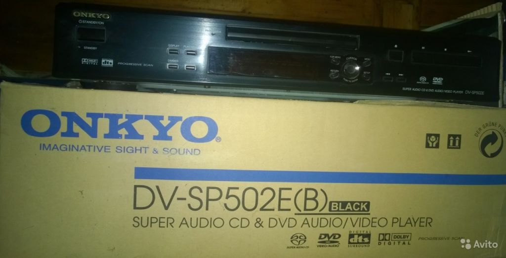 Onkyo DV-SP502E cd super audio dvd audio video в Москве. Фото 1