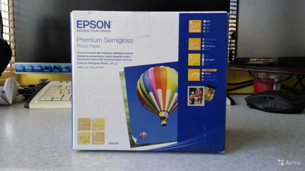 Epson Premium Semigloss Photo Paper + bonus в Москве. Фото 1