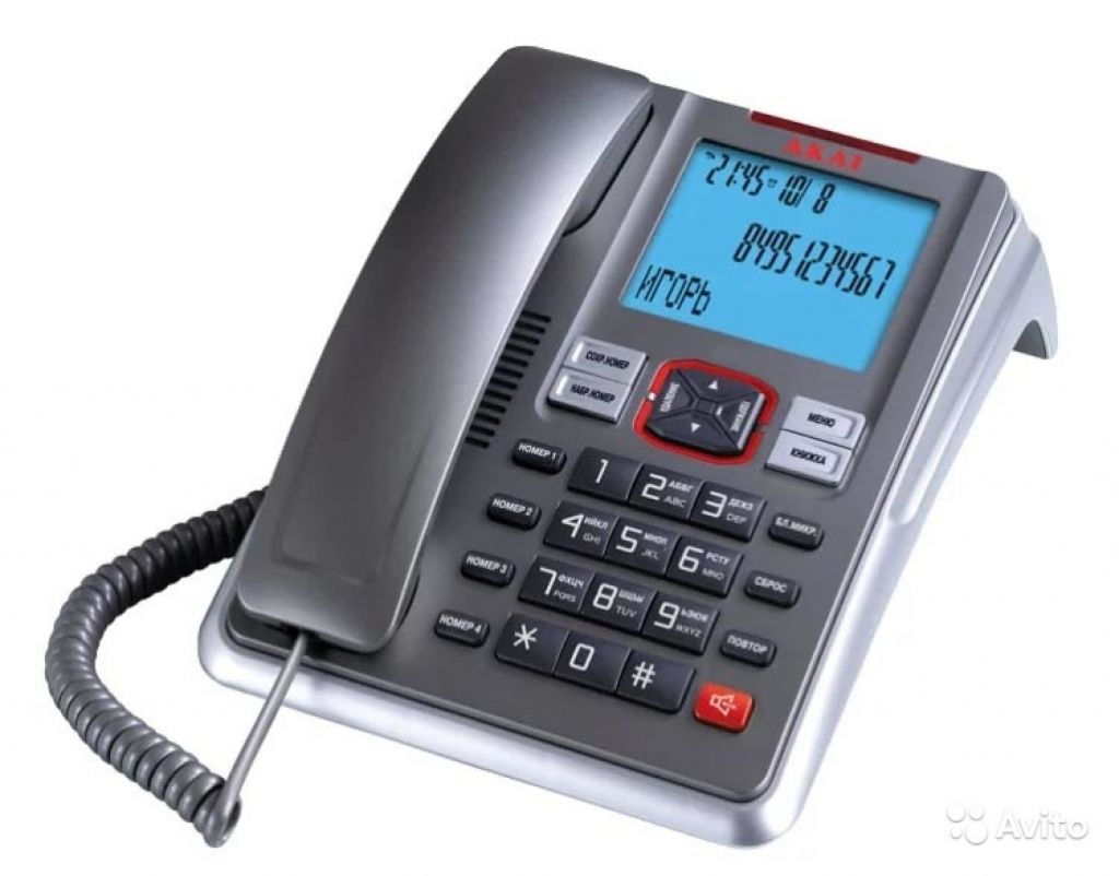 Телефон с определителем номера Akai AT-A19 в Москве. Фото 1