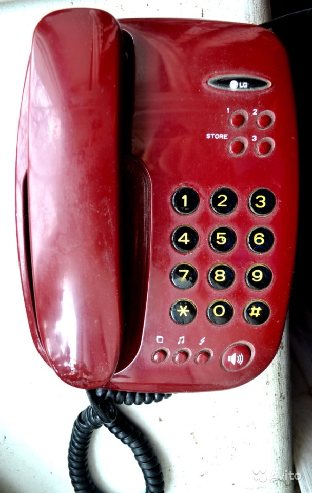 LG телефонный аппарат стационарный б/у в Москве. Фото 1