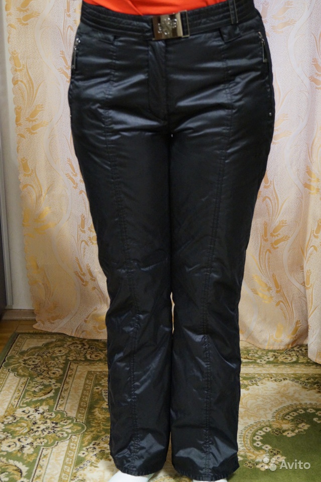 Спортивные женские утепленные брюки б/у в Москве. Фото 1