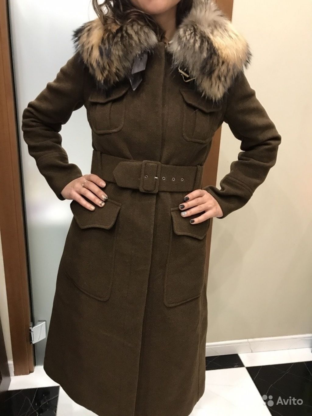 Пальто шикарное Tara Jarmon Италия оригинал 40-44 в Москве. Фото 1