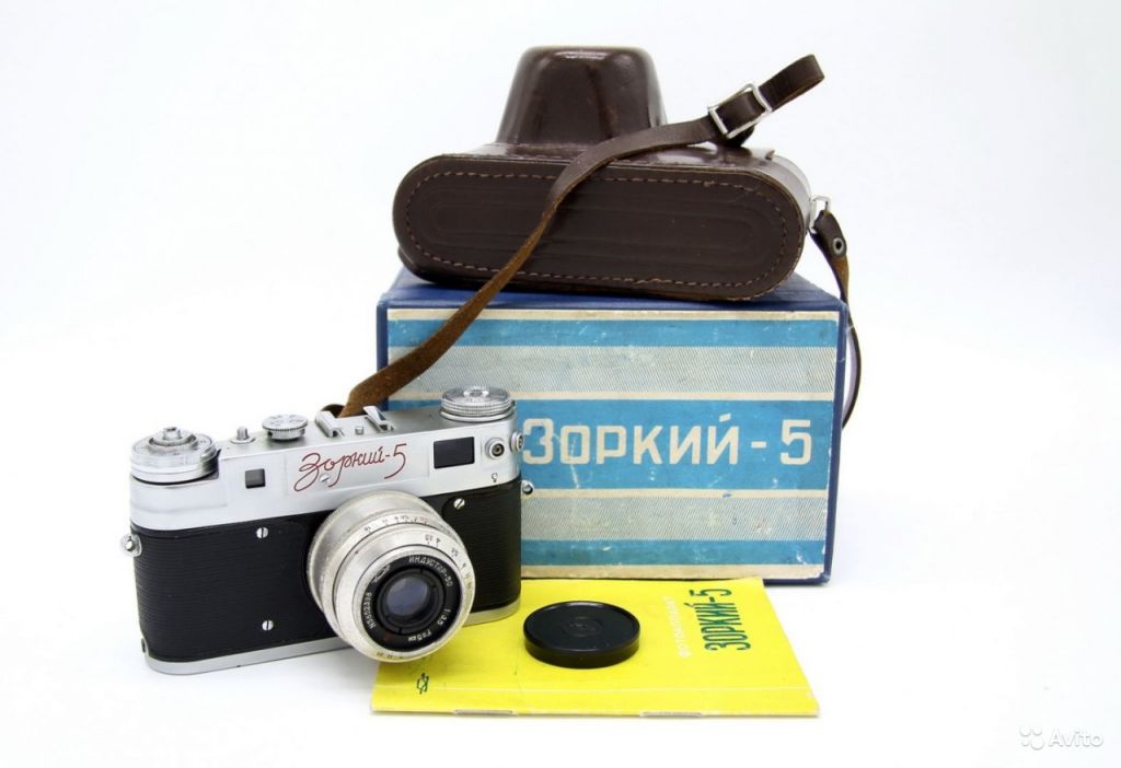 Редкость Зоркий-5 в упаковке 1958 г в Москве. Фото 1