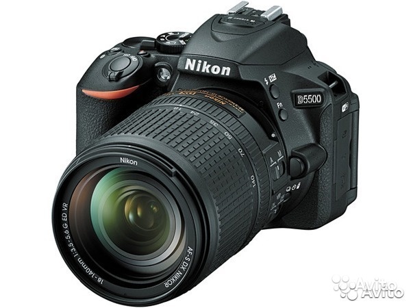 Nikon D5500 kit 18-140mm VR новый в Москве. Фото 1