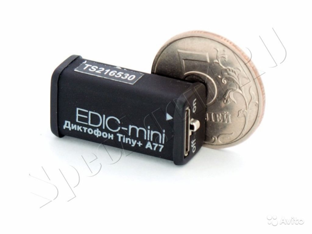 Мини диктофон edic-mini Tiny+ A77 в Москве. Фото 1