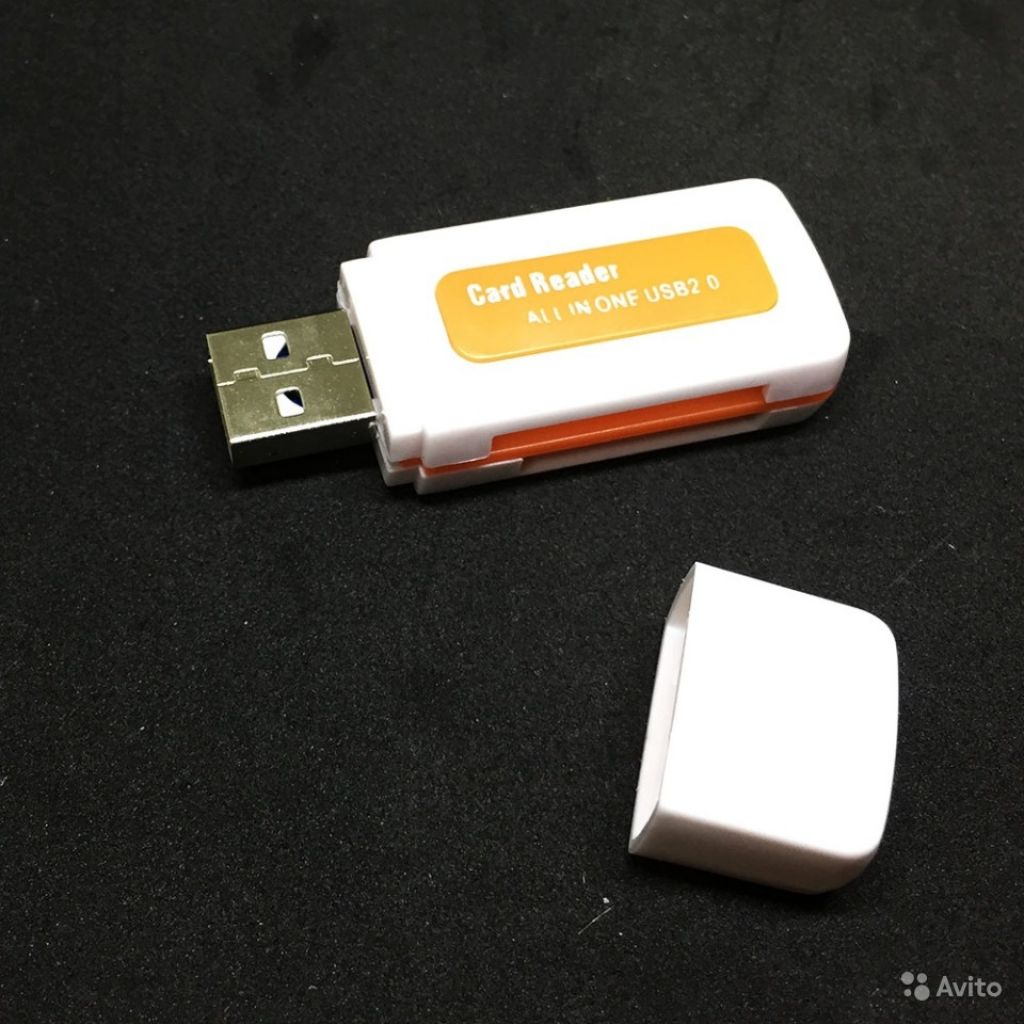 USB 2.0 картридер для M2, SD, sdhc, Micro SD, TF в Москве. Фото 1