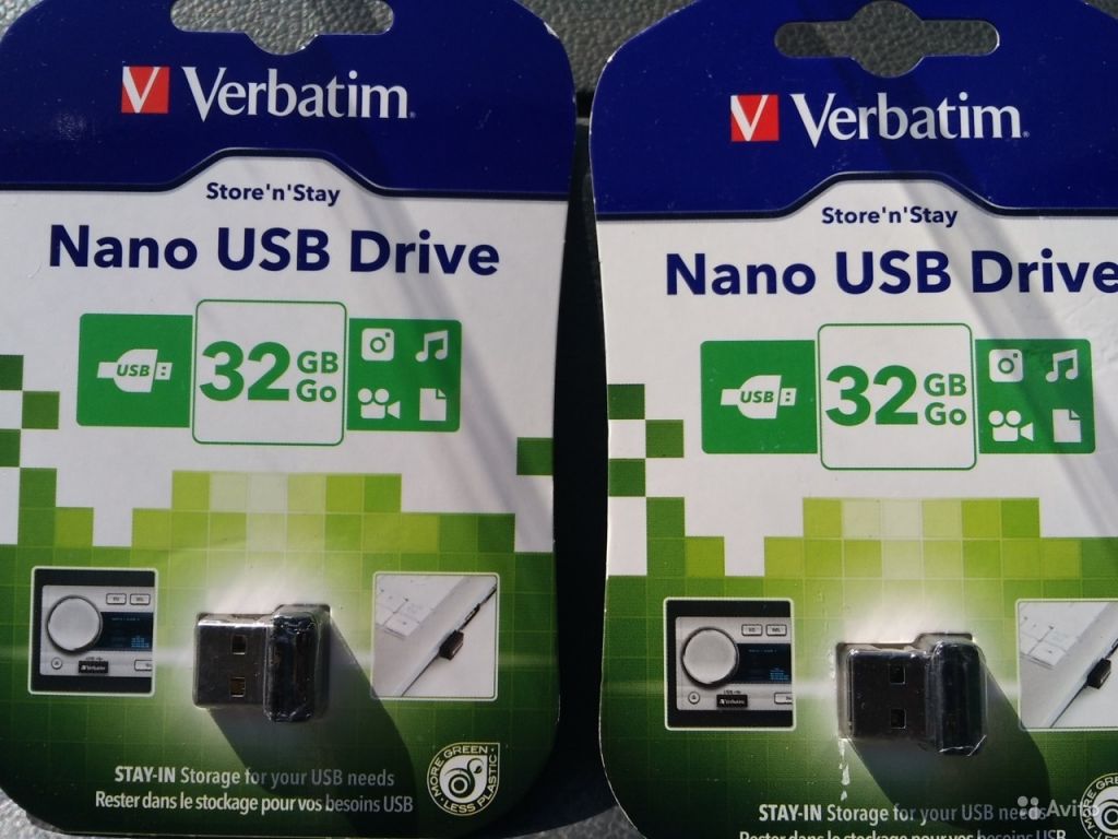 Нано товары. Verbatim USB-флеш-накопитель Store 'n' stay Nano 32gb (98130.