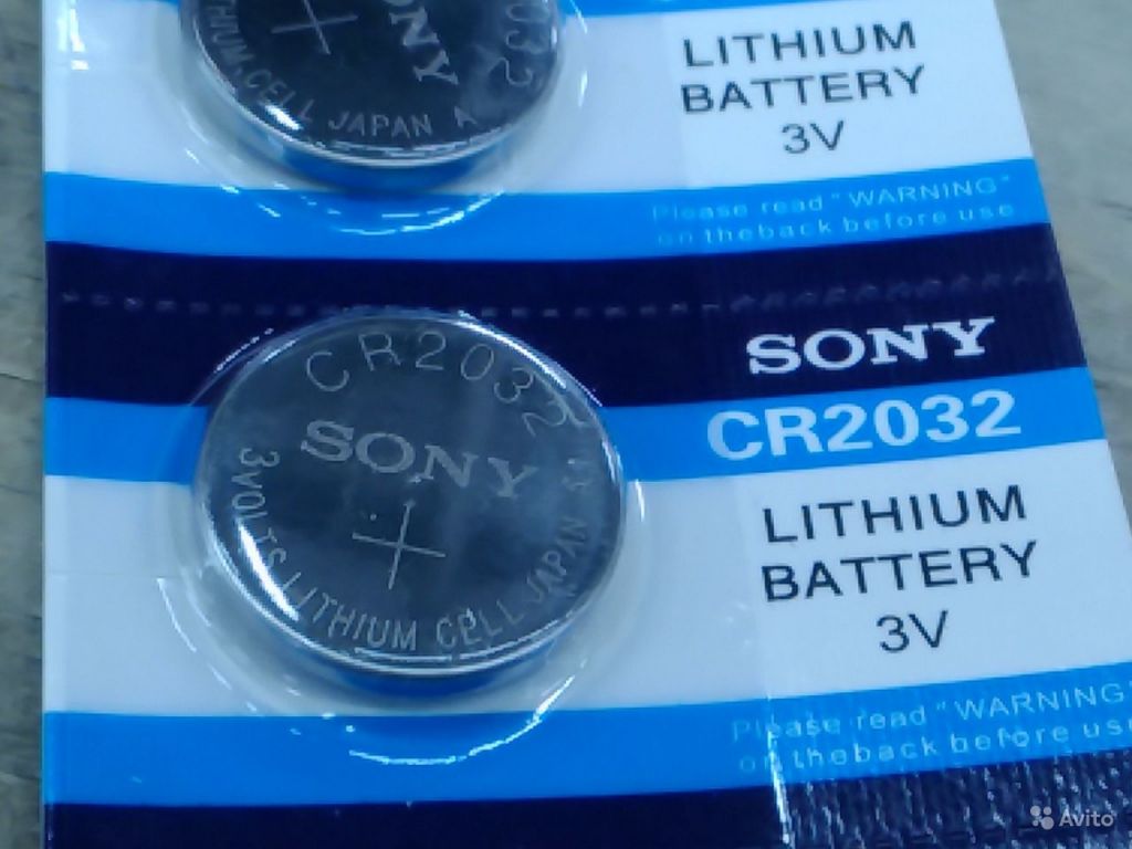 Sony CR2032 Lithium cell Japan 3V батареи в Москве. Фото 1
