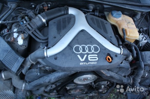 Контрактный двигатель VW Audi AJK 2.7 V6 Biturbo в Москве. Фото 1