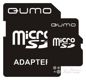 Qumo MicroSD 2Gb + SD adapter в Москве. Фото 1