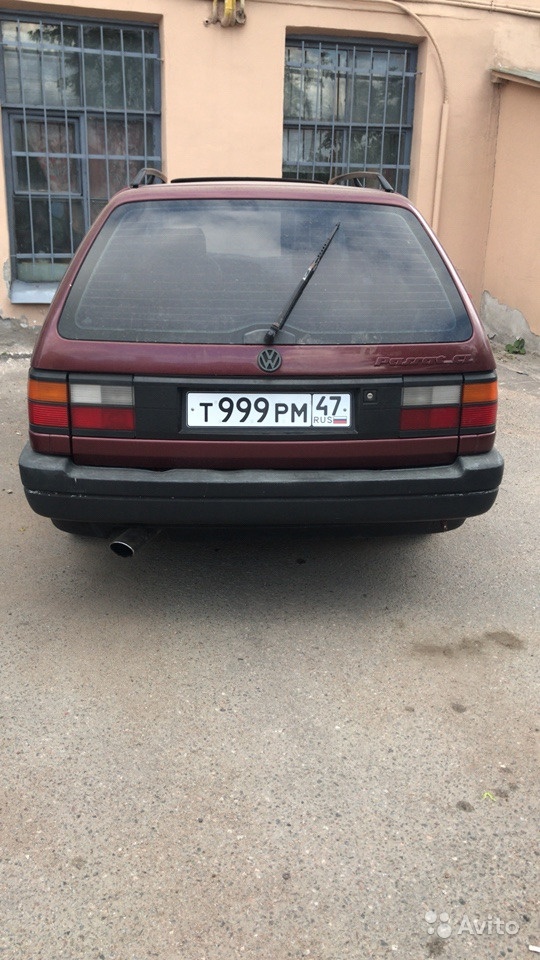 Volkswagen Passat, 1992 в Санкт-Петербурге. Фото 1