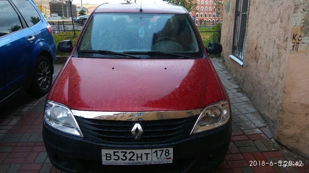 Renault Logan, 2012 в Санкт-Петербурге. Фото 1