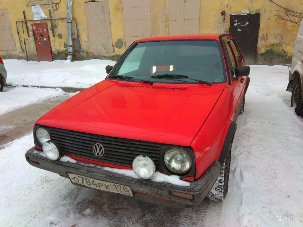Volkswagen Golf, 1987 в Санкт-Петербурге. Фото 1