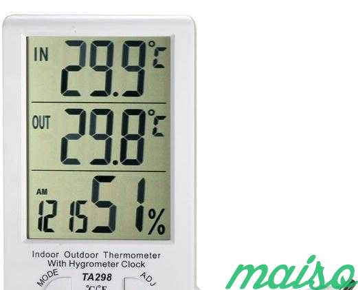 Метеостанция термометр с гигрометром TA298 в Москве. Фото 1