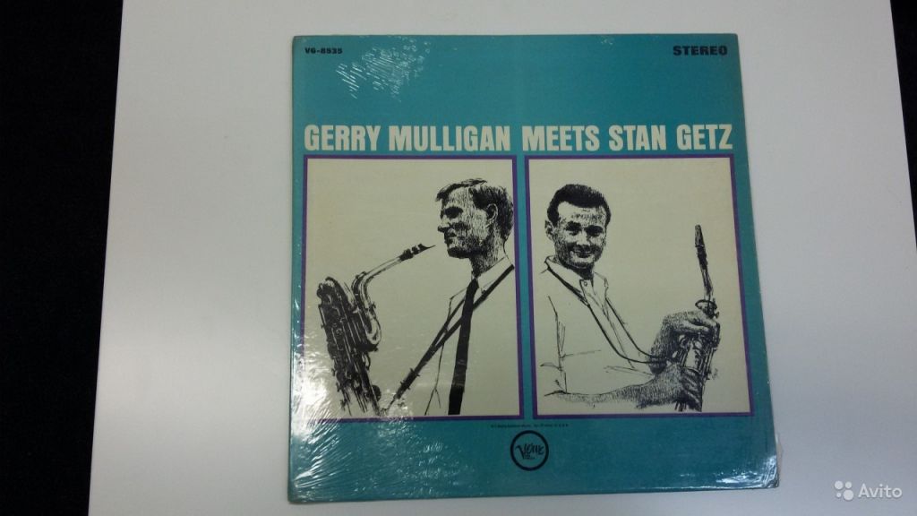 Gerry Mulligan Stan Getz 1963 джаза винил USA в Москве. Фото 1