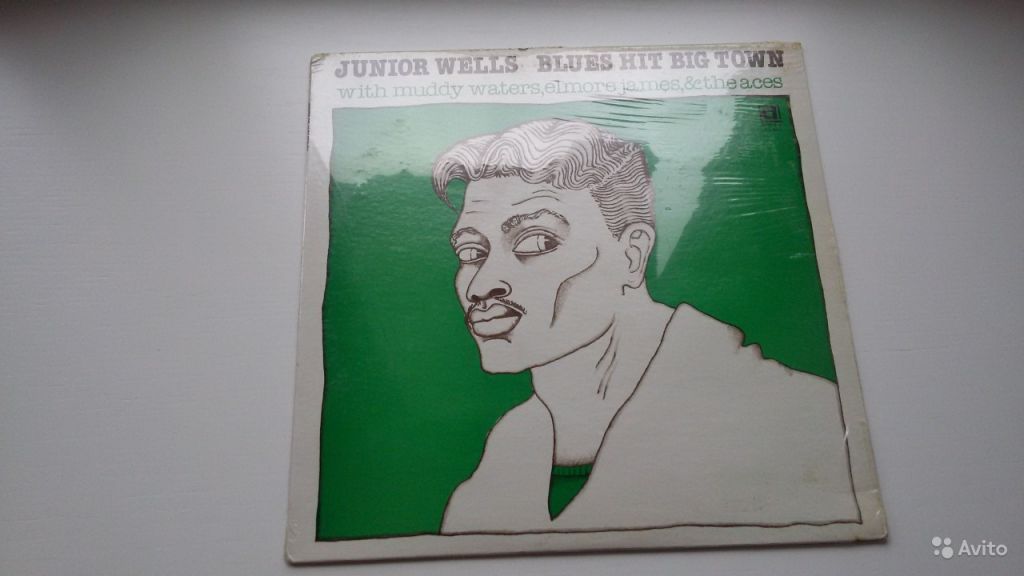 Junior Wells 'Blues Bigtown' 1977 винил блюз USA в Москве. Фото 1