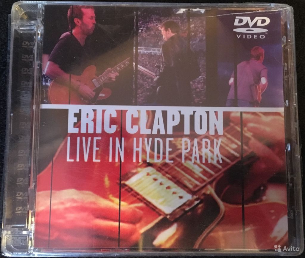 Eric Clapton - Live In Hyde Park (DVD) 2001 новый в Москве. Фото 1