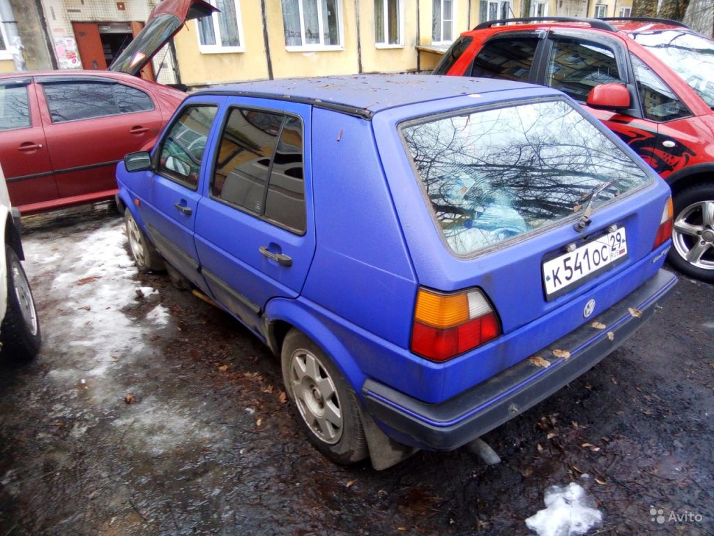 Volkswagen Golf, 1987 в Санкт-Петербурге. Фото 1