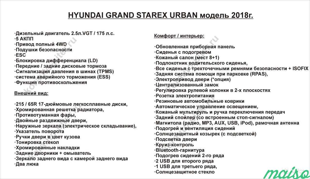 Hyundai Grand Starex urban 2018 в Санкт-Петербурге. Фото 4
