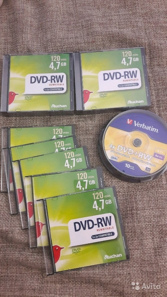 Диски DVD R и DVD Rw в Москве. Фото 1