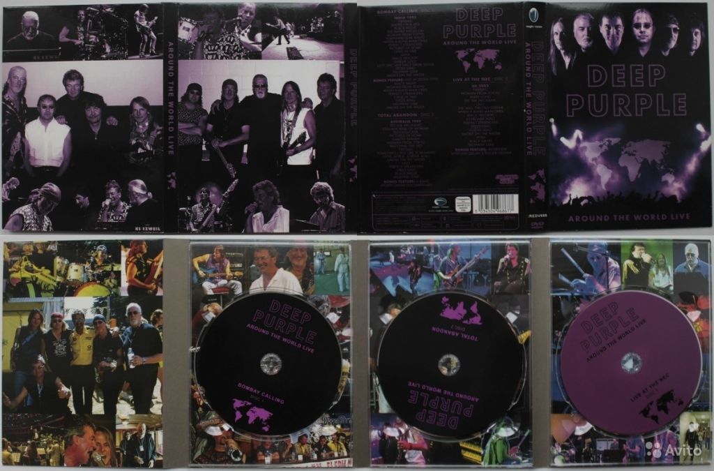 Deep Purple - Around the world live (3 DVD) в Москве. Фото 1