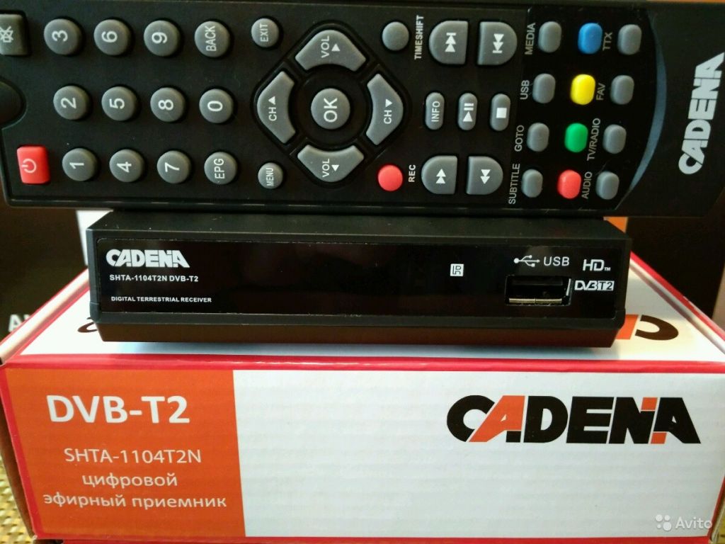 Приставка cadena st203aa. Приставка для цифрового телевидения кадена. Shta-1104t2n DVB-t2.