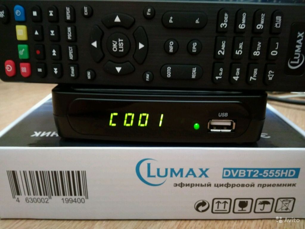 Приставка lumax каналы