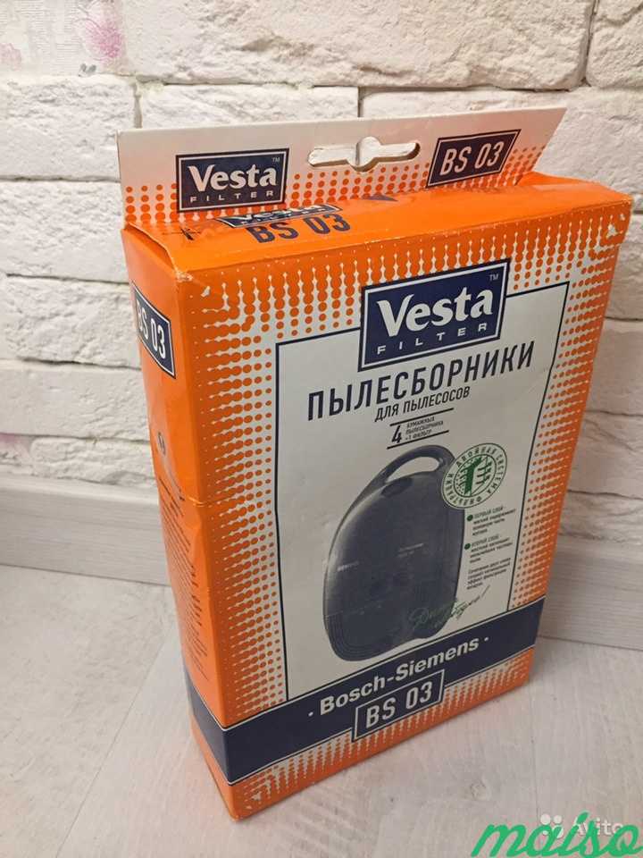 Мешки для пылесоса BS 03 2 упаковки в Москве. Фото 1
