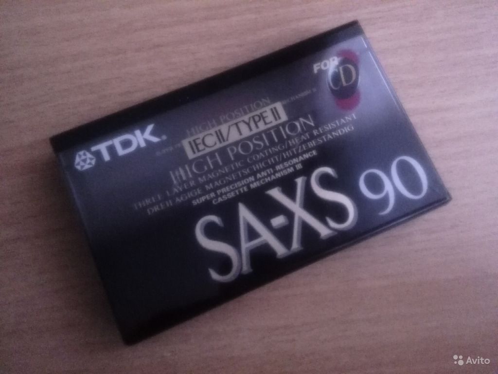 Аудиокассеты TDK SA-XS 90 1990 japan ранняя версия в Москве. Фото 1