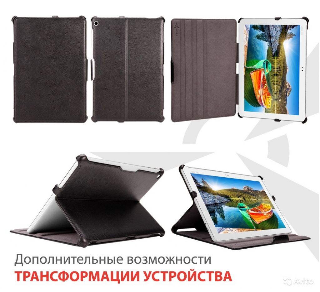Обложка Premium для Asus ZenPad 10 black в Москве. Фото 1