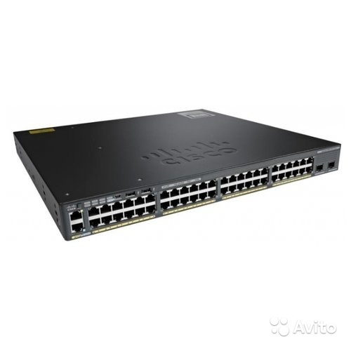 Коммутатор cisco 2960x 48ts-l в Москве. Фото 1