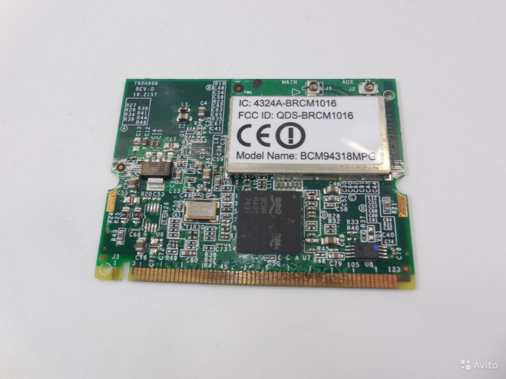 Модуль Wi-Fi mini PCI Broadcom BCM94318MPG в Москве. Фото 1