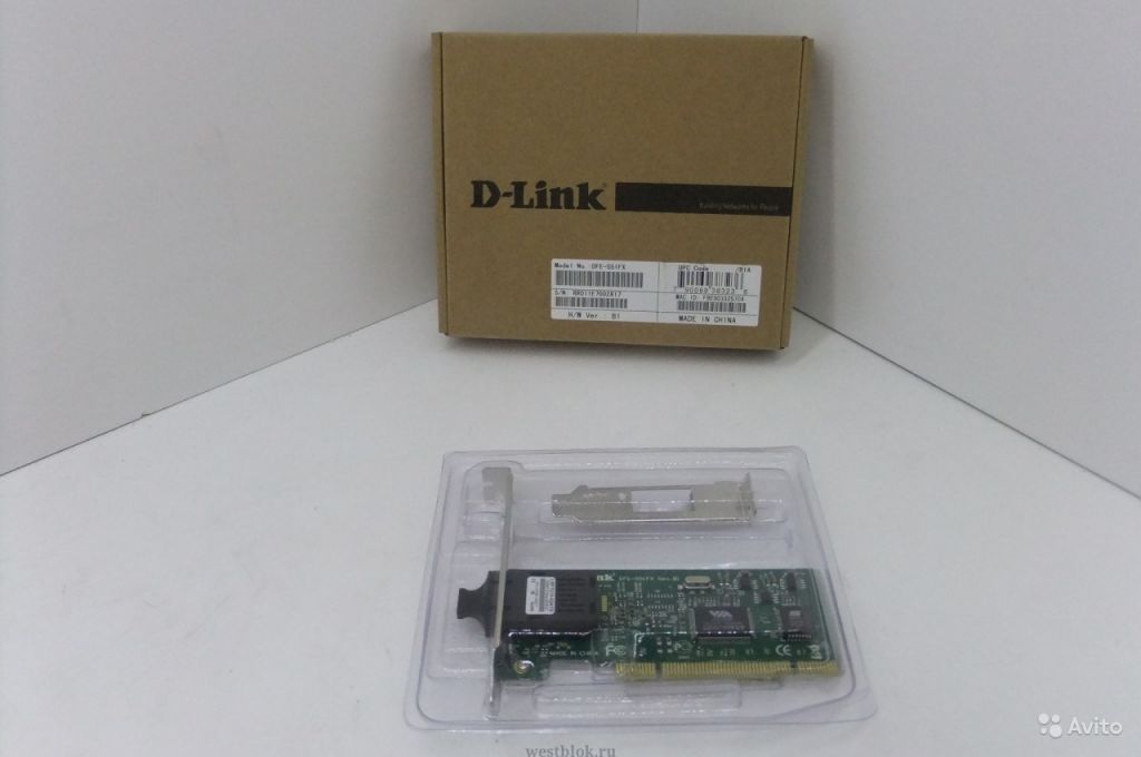 Сетевой адаптер оптический PCI D-Link DFE-551FX в Москве. Фото 1