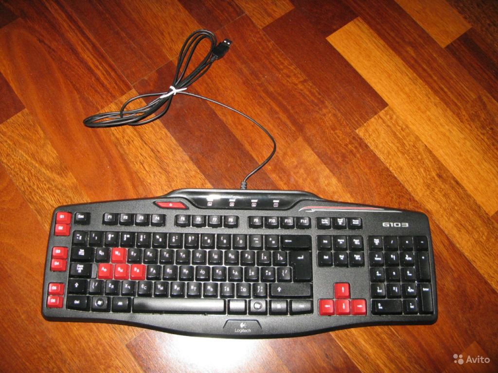 Игровая клавиатура Logitech G 103 в Москве. Фото 1